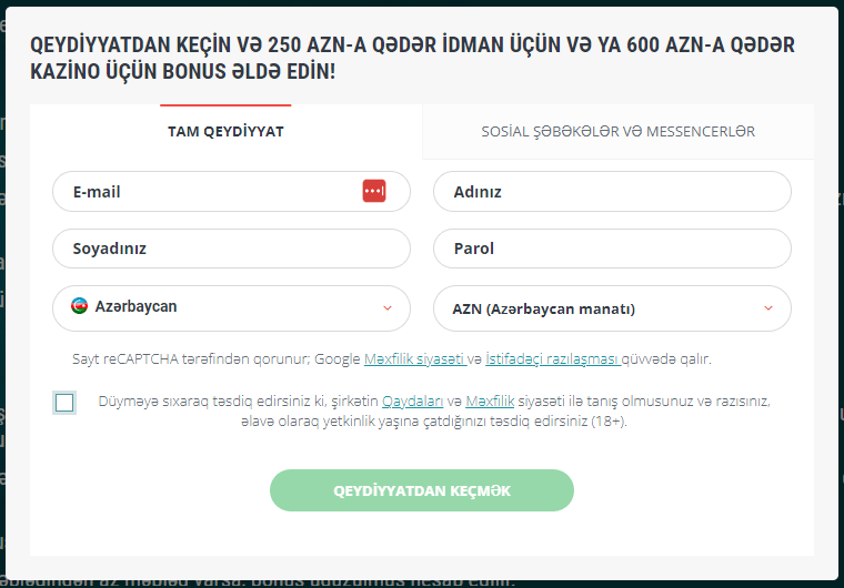 22bet qeydiyyat