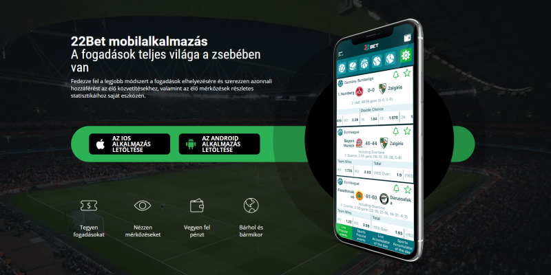 22Bet telefonos app