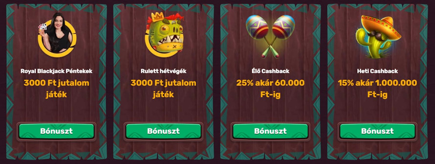 5Gringos casino promóciók