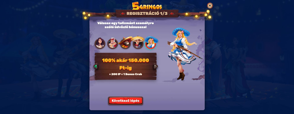 5Gringos casino regisztráció