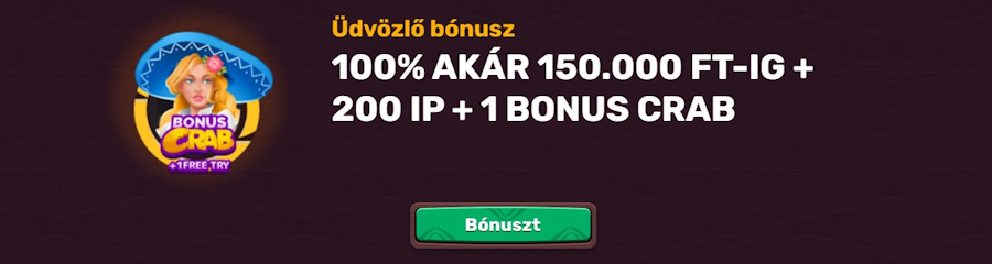 5Gringos casino üdvözlő bónusz