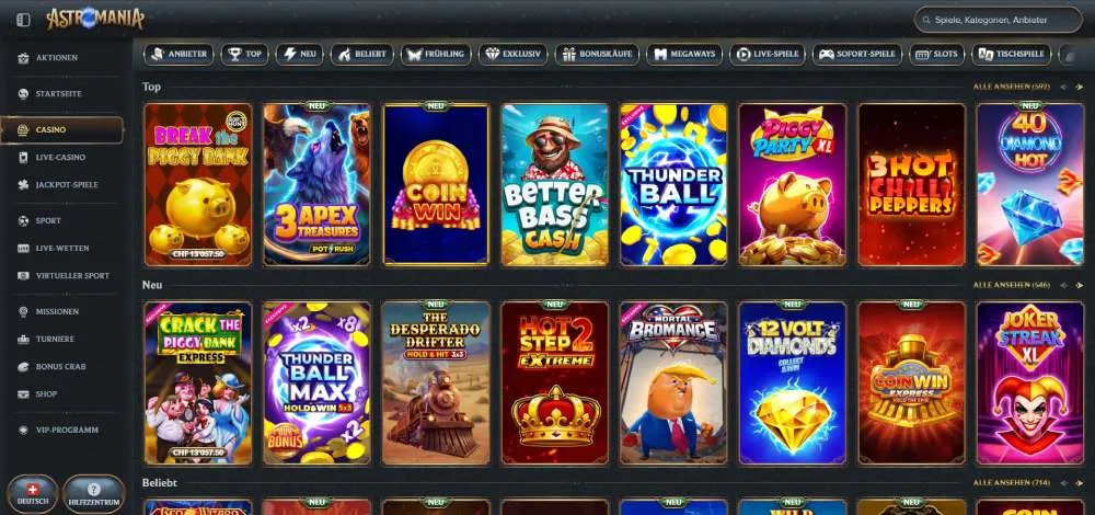 AstroMania Casino Slots