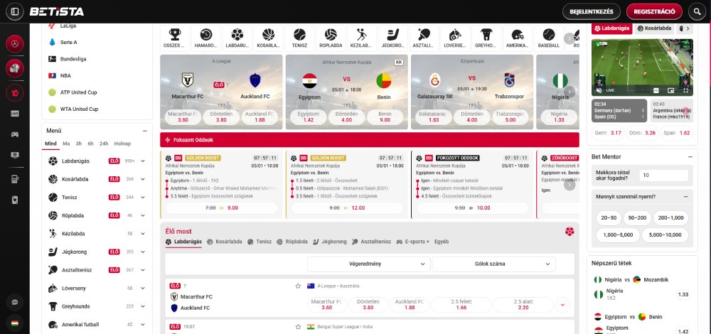 Betista Magyarországon