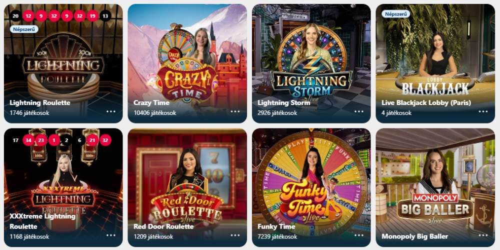 Boabet kaszinó élő játékok