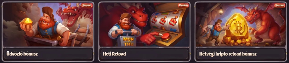 Dragonia casino bónusz