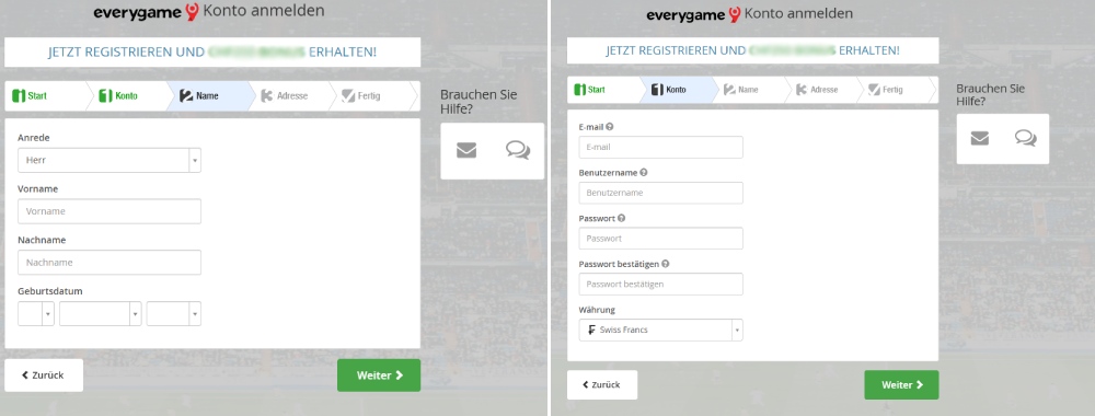 Everygame registrierung