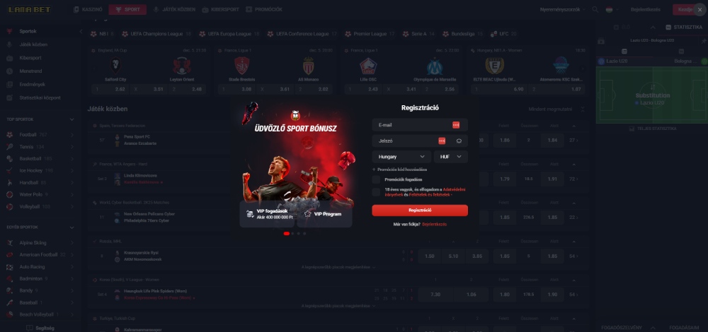 LamaBet regisztráció