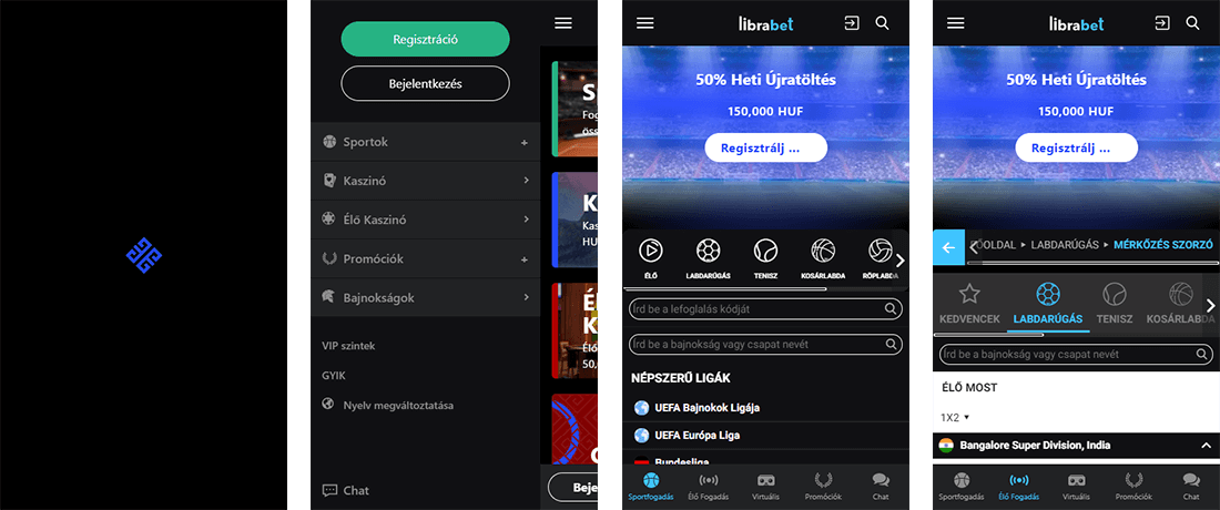 A LibraBet fantasztikus mobilbarát weboldallal rendelkezik