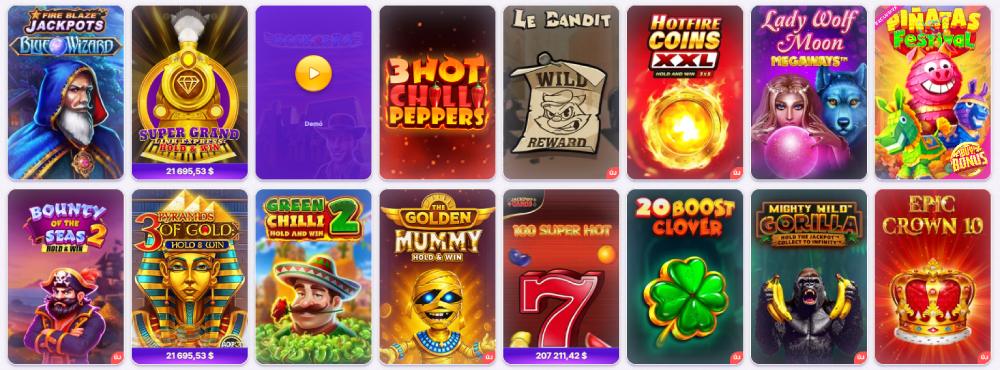 RoboCat kaszinó játékok