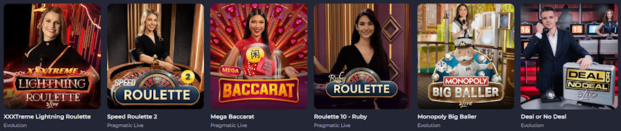 Rolling Slots kaszinó élő játékok