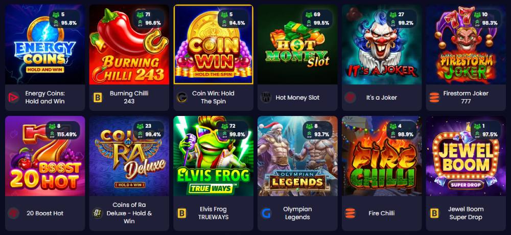 SlotsGem kaszinó játékok