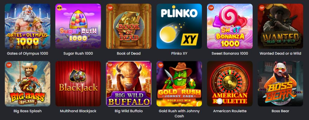 Spinline kaszinó játékok