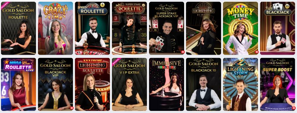 Supabet kaszinó élő játékok