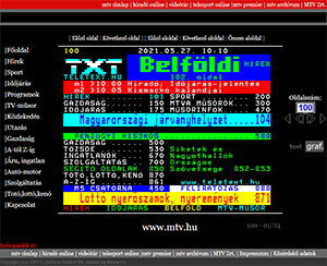 A magyar televízió szolgáltatása - Teletext